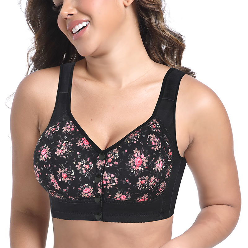 Wirefree Bra Comfort - Biustonosze z pełnym zakryciem i zapięciem