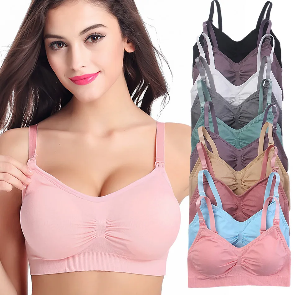 Sleep Bra Bralette - Oddychające biustonosze ciążowe i do karmienia,