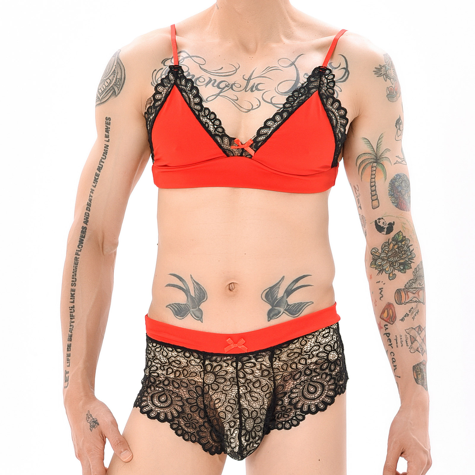 Męski Seksowny Zestaw Bielizny – Sheer Mesh Bra recenzja i cena